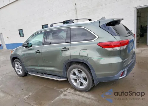 2019 Toyota Highlander Limited из США, поврежденный, VIN 5TDDZRFH6KS945656